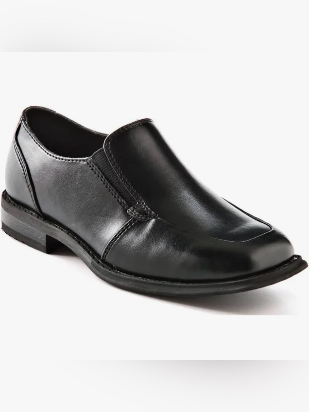 Sonoma Boys’ Black Slip-On Dress Loafers (Size 4M)